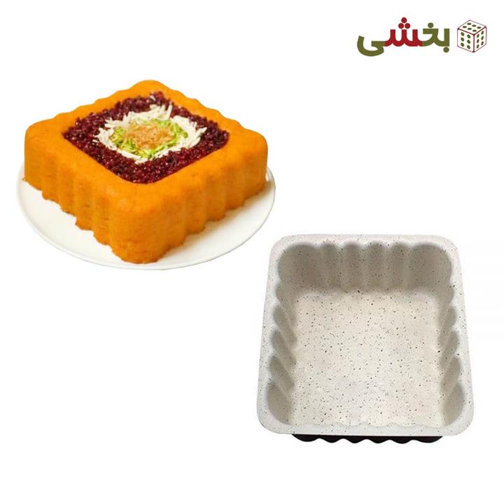 قالب کیک گرانیتی شارلوت مدل مربع صاف